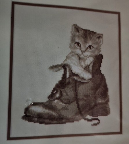 Vervaco stickpackung katze - stickpackung,
