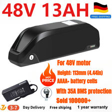 48V 13Ah Lithium ion E-Bike Batterie Elektrofahrrad Akku für 750W 1000W Motor