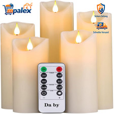 LED Kerzen 5er Set Flammenlos
