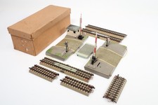 Märklin 459 MG Bahnübergang mit beleuchteten Andreaskreuz aus Blech H0 OVP #44