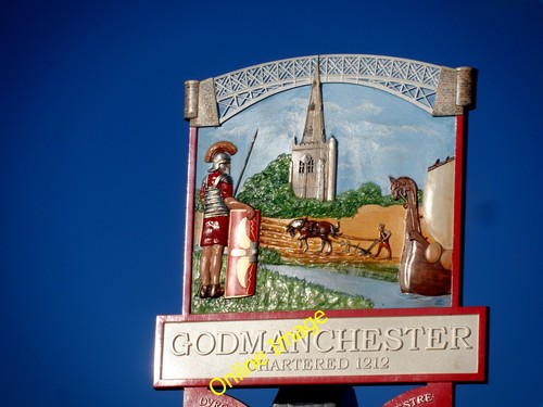Foto 12x8 godmanchester schild - godmanchester,
