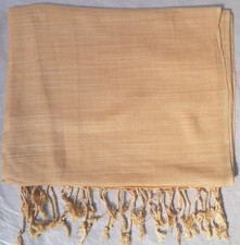 Pashmina Schal Tuch HELLBRAUN