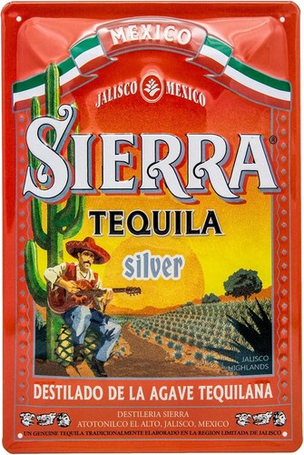 Retro tequila blechschild - retro,