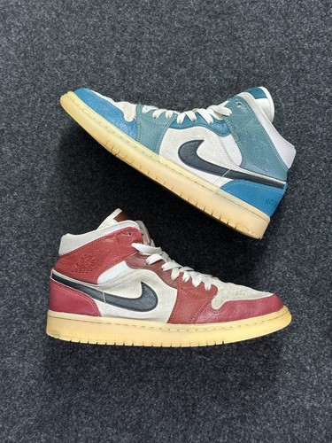 Nike jordan mid rot - jordan, blau