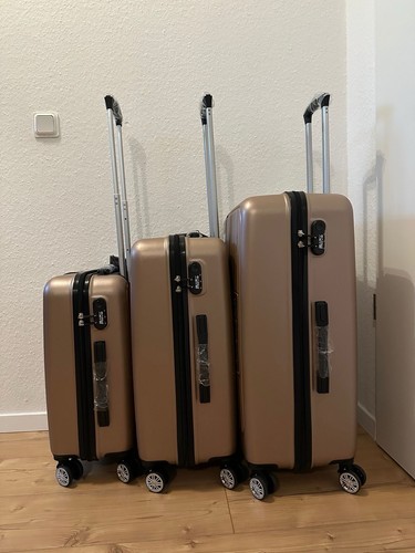 3er set koffer hartschale - set,