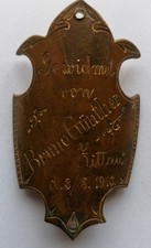 Stocknagel Fahnennagel Zittau 3.8.1913 Sachsen