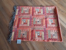 Lanerossi Plaid Decke mit Fransen 80% BW, 20% Polyester Maße ca 160x137 cm neuw.