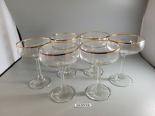 Champagnerschalen glas - 6x,