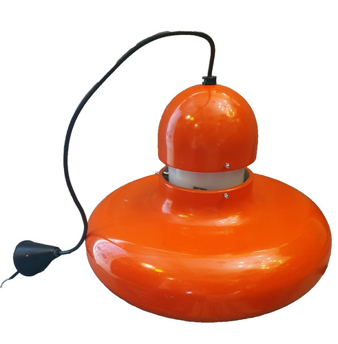 70er ufo deckenleuchte orange - 70er,