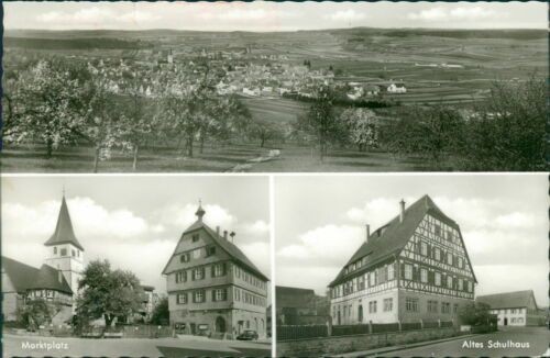 Ansichtskarte merklingen würm - ansichtskarte,