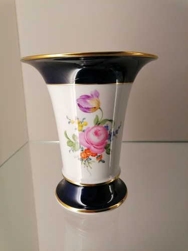 Meissen porzellan trichtervase - meissen,