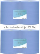 4x 1000 Blatt Putztuchrolle