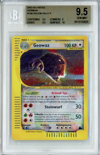Pokemon bgs geowaz - pokemon, 9,5