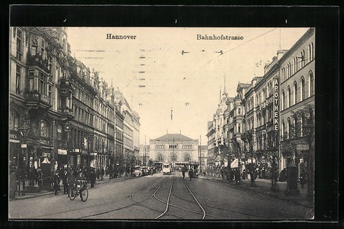 Hannover bahnhofstraße mit - hannover,,