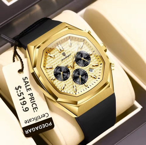 Herrenuhr mit silikonarmband - herrenuhr,