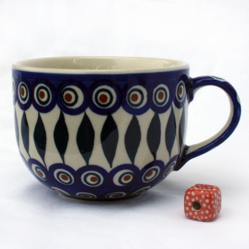 Bunzlauer milchkaffee tasse - bunzlauer, milchkaffee-tasse