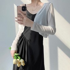 Strickjacke Frauen Weibliche Oberseite Atmungsaktiv Einfach Frühling Sommer