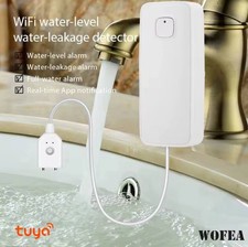 Tuya Smart Flut Leckage Sensor Remote  WiFi Wasser Überlauf Niveau Detektor