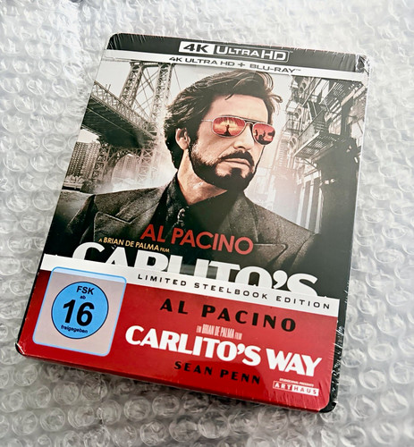 Carlito way steelbook uhd - carlito's, 4k