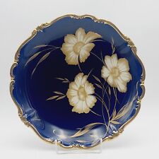 Rosenthal Pompadour Großer Prunkteller/Schale D 33 cm Blau Gold