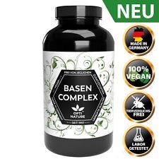 Basenpulver Basen Complex Plus 365 Kapseln (Citrat-Basis) +Folsäure inkl.2 Tests