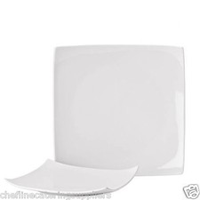 12 X Eckig 27.3cm Plates, Pure