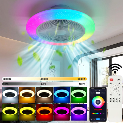 Led deckenventilator - led,