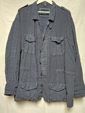 Signum "Leinen" Coole Sommerjacke, leger, leicht dunkelblau,  3XL/4XL/5XL   (07)
