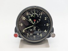 Uhr Borduhr Mig-29 Cockpitinstrument alte Fliegeruhr UdSSR ACHS-1M