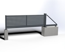 Freitragend Schiebetore Hoftor