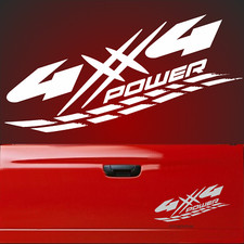 4x4 aufkleber power off - v8,
