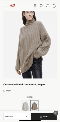 Oversize kaschmir pullover - kaschmir,