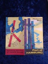 Port Of Hamburg, Pictorial Map, alt.engl.Prospect FALTBLATT, Plan
