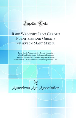 Rare wrought iron garden - wrought,