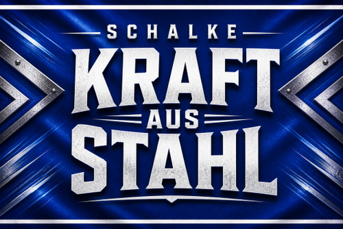 Fahne flagge schalke kraft - schalke, aus