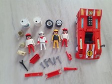 Playmobil Rennwagen, 3147 Rot mit Zubehör