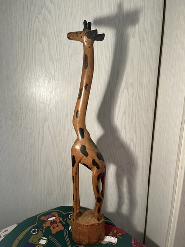 Giraffe holz afrika - giraffe,