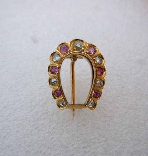 333 diamant rubin hufeisen - 333,