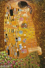 Klimt der kuss leinwandbild - klimt,,