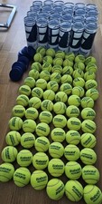 ? 72  Gebrauchte Babolat Academy Gold Tennisbälle – mit Dosen & Deckeln