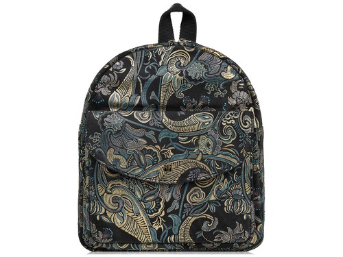 Damen rucksack schwarz print - damen,