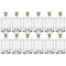 12x 500ml Glasflasche Glas mit