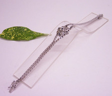 835 SILBERARMBAND, RHODINIERT