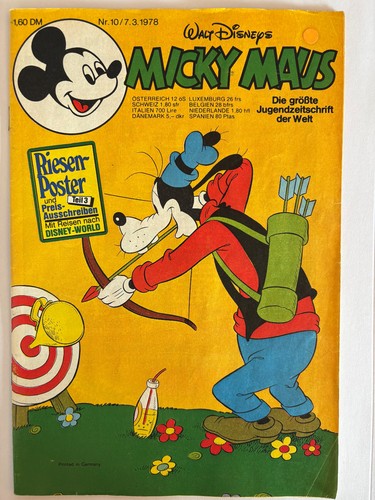Micky maus 1978 heft - micky,