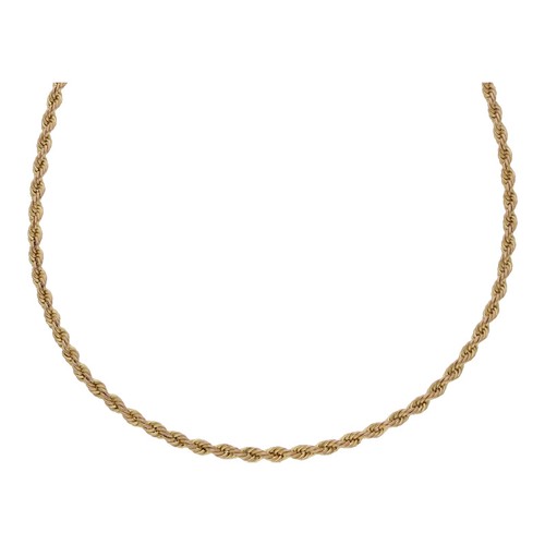 Kordelkette 585 gold - kordelkette, 55
