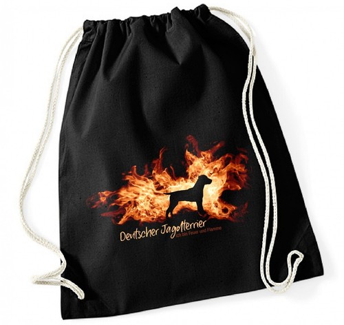 Turnbeutel jagdterrier feuer - turnbeutel,