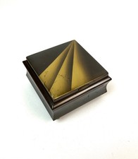 Atemberaubende antike Bauhaus Sonnenstrahl Schmuckschatulle Art Deco Germany 1925 