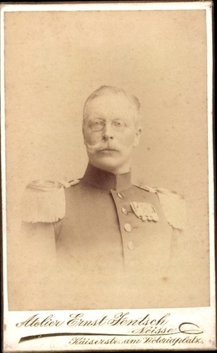 Cdv major kutzen portrait - cdv, kutzen,