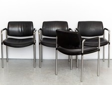 Jørgen Kastholm Konferenzstuhl No.3712 für Kusch & Co., Set of 4