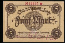 Notgeld Aschaffenburg, 5 Mark